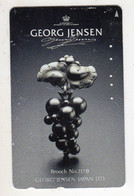 TELECARTE JAPON BIJOU GEORG JENSEN DESIGNER DANEMARK - Mode