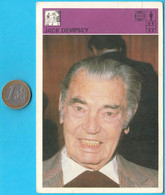 JACK DEMPSEY (USA) - Yugoslavian Vintage Trading Card Svijet Sporta 1980's * Boxing Boxe Boxeo Boxen Pugilato Boksen - Trading Cards