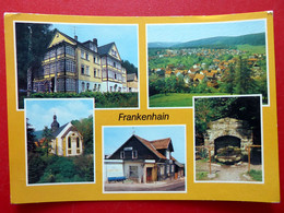 Frankenhain - Gaststätte Lilie - Kirche St. Leonhard - VDN Genesungsheim - 1982 - Thüringen - Frankenhain