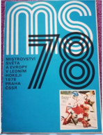 Hockey-World Championship 1978 Official Program Canada, USSR, CSSR, Sweden, BRD, Finland, USA, DDR - Livres
