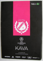Football Program  UEFA Champions League 2013-14 JK Kalju Nomme Estonia - HJK Helsinki Finland - Libros