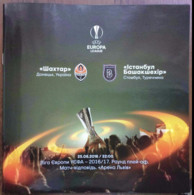 Football -  Program UEFA Europa League 2016-17 Shakhtar Donetsk Ukraine - Istanbul Basaksehir FK  Turkey - Libros