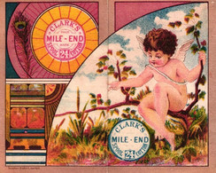 1 Calendrier 1881  Clark's Mile-End Spool Cotton  Angel - Small : ...-1900