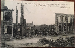 Cpa, Militaria (CM), La Grande Guerre 1914 Pargny Sur Saulx Bataille De La Marne - Groupe De Maisons Pétrolées - Pargny Sur Saulx