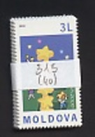 Europa CEPT 2000 Moldavie - Moldawien - Moldova Y&T N°313 - Michel N°363 *** - Lot De 40 Timbres - 2000