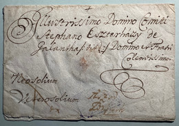 VESZPREM RARE 1743 Pre-Stamp Cover > Aszod (Österreich Ungarn Vorphilatelie Brief Hongrie Lettre Préphilatelique - ...-1867 Prephilately