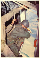 Sortie En Parachute D'un Militaire Depuis Un Transall Carte Grand Format 12.5x17.5 Segalen 87 - Parachutisme