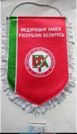 Hockey-  Official Pennant Of The Ice Hockey Federation Belarus For The U18 Team - Autres & Non Classés