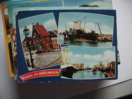 Nederland Holland Pays Bas Harlingen Scheepswerf En Oude Huizen - Harlingen