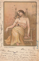 BERTHON Illustrateur - Etude De Femme (2)de La Série D'Art- Belle Femme Endormie, érotisme - Berthon