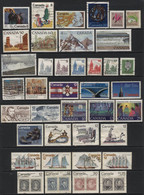 Canada (06) 1973 - 1978. 50 Different Stamps Plus 1 Miniature Sheet. Used & Unused. - Verzamelingen