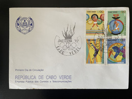Cape Verde Cabo Verde 1992 Mi. 636 - 639 FDC Olympic Games Jeux Olympiques Olympia Barcelona Sport - Ete 1992: Barcelone