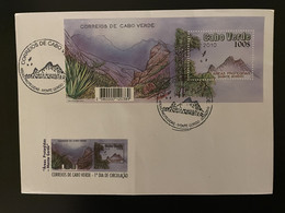 Cape Verde Cabo Verde 2010 Mi. Bl. 42 FDC Areas Protegidas Monte Gordo Birds Oiseaux Vögel - Cap Vert