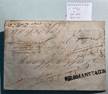 HERMANSTADT RARE RETOUR 1830 Pre-Stamp Cover(Romania Sibiu Hermannstadt Siebenbürgen Österreich Vorphilatelie Brief - ...-1850 Prephilately