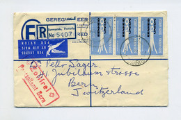 1965 Südafrika Luftpost Einschreiben Airmail Registered Letter MeF 50.Jahrestag 1 Sh 6p Mi 271 (3x) - Autres & Non Classés