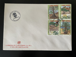 Cape Kap Verde Cabo Verde 2004 Mi. 845 - 848 FDC Arvores Bäume Trees Arbres - Bomen