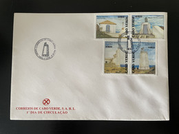 Cape Kap Verde Cabo Verde 2004 Mi. 855 - 858 FDC Farois Farol Phare Leuchtturm Lighthouse - Cap Vert