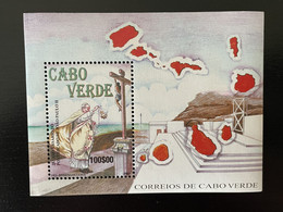 Cape Kap Verde Cabo Verde 2003 Mi. Bl. 38 Papa Joao Paulo II Pope Papst Pape John Johannes Paul - Cap Vert