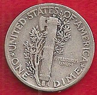 ÉTATS-UNIS 1 DIME - 1945 - Andere & Zonder Classificatie