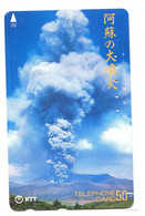 Télécarte NTT - Volcan - 390-204 - Vulkane