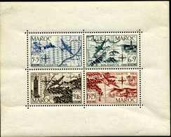 1950  Maroc Y&T Bf N°4** Neuf Sans Charnière - Blocks & Sheetlets