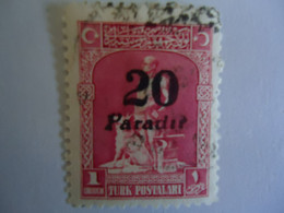 TURKEY  USED   STAMPS OVERPINT - Andere & Zonder Classificatie