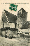 Châteauneuf Sur Cher * Vue Sur La Tour St Martin * Le Puits * Villageois - Chateauneuf Sur Cher