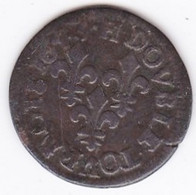 Double Tournois, Type De Warin 1643 H La Rochelle Louis XIII - 1610-1643 Ludwig XIII. Der Gerechte