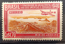 C 217 Brazil Stamp Congress UPAEP Postal Union Of The Americas And Spain Airplane 1946 1 - Autres & Non Classés