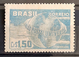 C 248 Brazil Stamp Universal Postal Union UPU Map Postal Service1949 21 - Autres & Non Classés