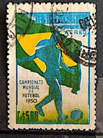 A 76 Brazil Stamp Football World Cup Soccer Flag 1950 Circulated 3 - Sonstige & Ohne Zuordnung