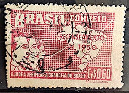 C 254 Brazil Stamp General Census Of Brazil Geography Map 1950 Circulated 21 - Otros & Sin Clasificación