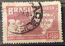 C 254 Brazil Stamp General Census Of Brazil Geography Map 1950 Circulated 26 - Otros & Sin Clasificación