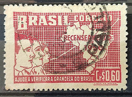 C 254 Brazil Stamp General Census Of Brazil Geography Map 1950 Circulated 29 - Otros & Sin Clasificación
