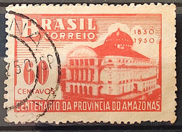 C 257 Brazil Stamp Centenary Amazonas Province Theater Architecture 1950 Circulated 3 - Otros & Sin Clasificación