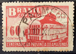 C 257 Brazil Stamp Centenary Amazonas Province Theater Architecture 1950 Circulated 6 - Otros & Sin Clasificación
