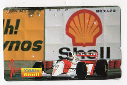 TELECARTE JAPON SPORT PETROLE SHELL - Petrole