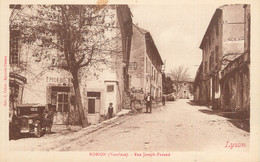 .CPA   FRANCE 84 "Robion, Rue Joseph Faraud" - Robion