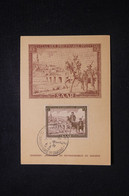 SARRE  - Carte Maximum En 1951 - Facteur à Cheval - L 95230 - Maximum Cards