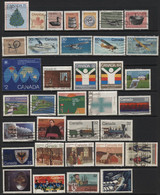 Canada (10) 1981 - 1984. 51 Different Stamps. Used & Unused. - Verzamelingen