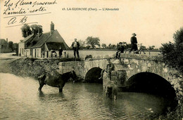 La Guerche * L'abreuvoir * Le Pont * Villageois - La Guerche Sur L'Aubois