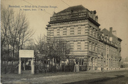 Boondael (Bruxelles) Hotel De La Fontaine Rouge 1908 Ed. Lagaert No. 7. Rare - Unclassified