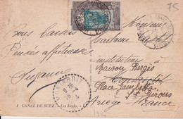 COTE DES SOMALIS - 1924 - CARTE De DJIBOUTI => MONTARDIT (ARIEGE) READRESSEE => ST GIRONS - Storia Postale