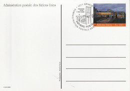 NATIONS UNIES 2001 ENTIER FDC 1.80 FS - Lettres & Documents
