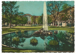 A4906 Torino - Giardini Di Piazza Carlo Felice E Stazione Centrale / Viaggiata 1958 - Parchi & Giardini