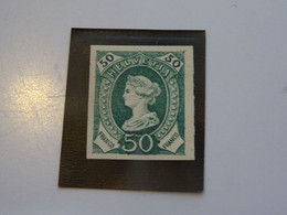 SUISSE 1881 ESSAI  50 Cts Vert ND - Unused Stamps