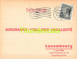 ASSURANCE VIEILLESSE INVALIDITE LUXEMBOURG 1973 DIFFERDANGE DEIBENER - Briefe U. Dokumente
