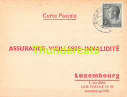 ASSURANCE VIEILLESSE INVALIDITE LUXEMBOURG 1973 DUDELANGE GREIVELDINGER KRECKE - Covers & Documents