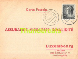 ASSURANCE VIEILLESSE INVALIDITE LUXEMBOURG 1973 MERSCH WEBER BIRNBAUM - Brieven En Documenten