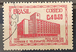 C 259 Brazil Stamp Correios Building Pernambuco Postal Service 1951 Circulated 2 - Otros & Sin Clasificación